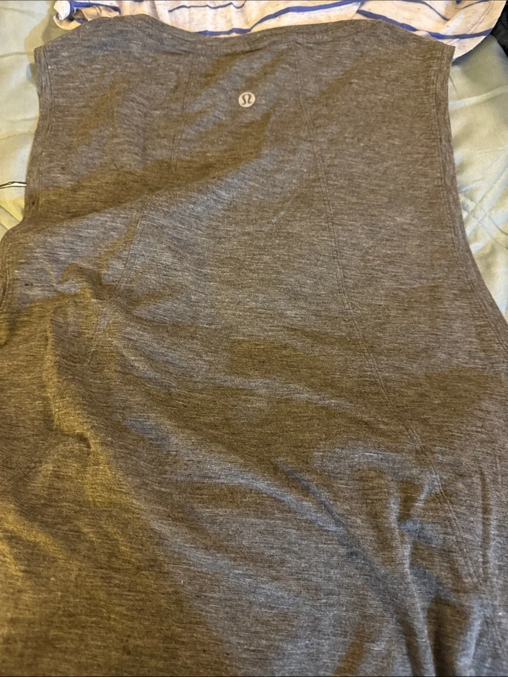 lululemon athletica Gray Positivity Muscle Tank